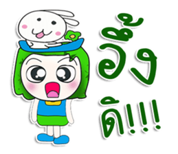 ..Mr. Yada. and rabbit.. sticker #14147525