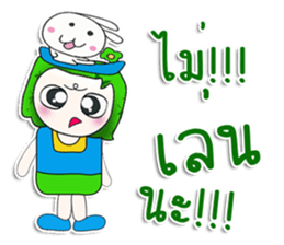 ..Mr. Yada. and rabbit.. sticker #14147528