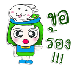 ..Mr. Yada. and rabbit.. sticker #14147529