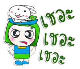 ..Mr. Yada. and rabbit.. sticker #14147530