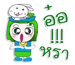 ..Mr. Yada. and rabbit.. sticker #14147533