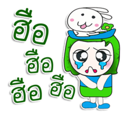 ..Mr. Yada. and rabbit.. sticker #14147534