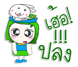 ..Mr. Yada. and rabbit.. sticker #14147538