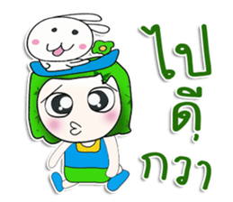 ..Mr. Yada. and rabbit.. sticker #14147541