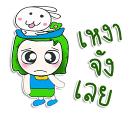 ..Mr. Yada. and rabbit.. sticker #14147542