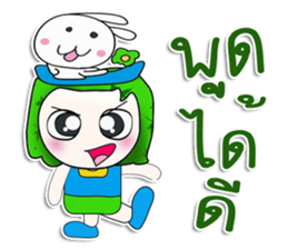..Mr. Yada. and rabbit.. sticker #14147544