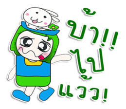 ..Mr. Yada. and rabbit.. sticker #14147545