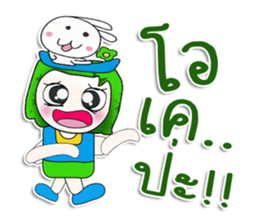 ..Mr. Yada. and rabbit.. sticker #14147549