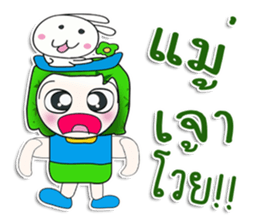 ..Mr. Yada. and rabbit.. sticker #14147550