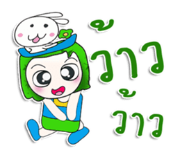 ..Mr. Yada. and rabbit.. sticker #14147551