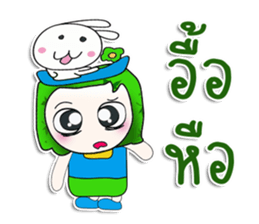 ..Mr. Yada. and rabbit.. sticker #14147552