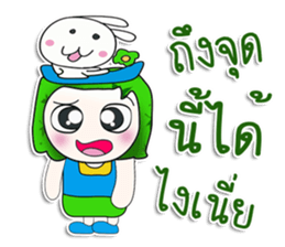 ..Mr. Yada. and rabbit.. sticker #14147555