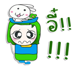 ..Mr. Yada. and rabbit.. sticker #14147556