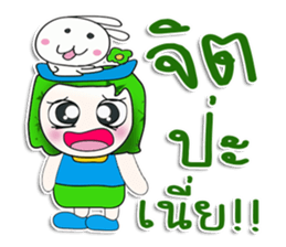 ..Mr. Yada. and rabbit.. sticker #14147557