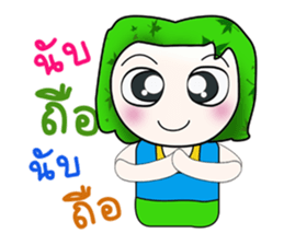Hello!! My name is Yada. sticker #14147654