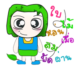 Hello!! My name is Yada. sticker #14147661