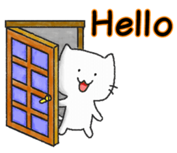 cats standard sticker #14147978