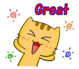 cats standard sticker #14147984