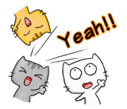 cats standard sticker #14147989