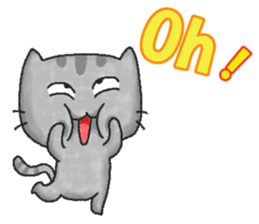 cats standard sticker #14147990