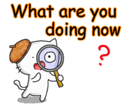 cats standard sticker #14147997