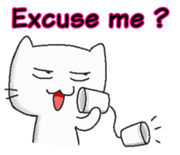 cats standard sticker #14147998