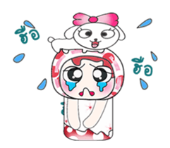 Mr. Saki. and dog. ^_^ sticker #14148179