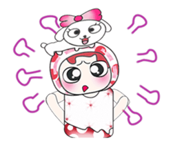 Mr. Saki. and dog. ^_^ sticker #14148180