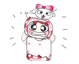 Mr. Saki. and dog. ^_^ sticker #14148183