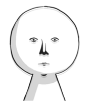 Vibrating serious people sticker #14148520