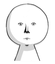 Vibrating serious people sticker #14148520