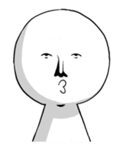 Vibrating serious people sticker #14148524