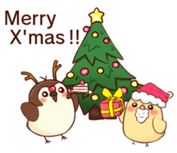 Chicks and sparrows 2 sticker #14148679