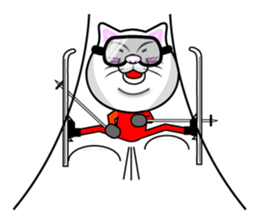 Sticker of the active cat!! 3 Winter sticker #14149063