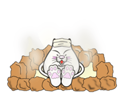 Sticker of the active cat!! 3 Winter sticker #14149068