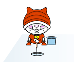 Sticker of the active cat!! 3 Winter sticker #14149070