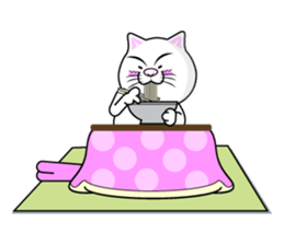 Sticker of the active cat!! 3 Winter sticker #14149079