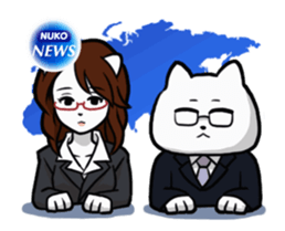 Move! NukkoNuko TV_NEWS sticker #14149201