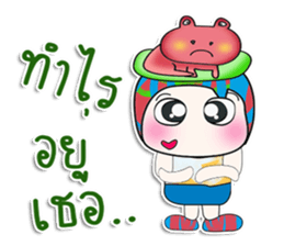 ...Mr. Jame and frog.. sticker #14149423