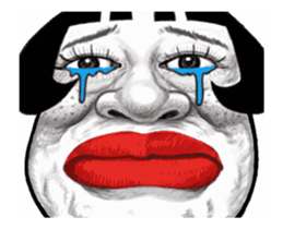 Rapidly move! Bush tactical woman 1 sticker #14149692