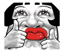 Rapidly move! Bush tactical woman 1 sticker #14149699