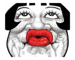 Rapidly move! Bush tactical woman 1 sticker #14149700