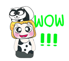 Mr. Tamura and Panda..^_^ sticker #14149895
