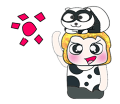 Mr. Tamura and Panda..^_^ sticker #14149910