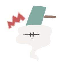 Japanese ghost sticker! sticker #14150114