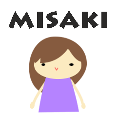 Misaki name sticker