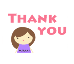 Misaki name sticker sticker #14150259