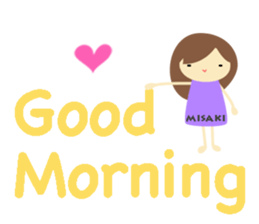 Misaki name sticker sticker #14150260