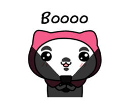 Pink Riding Hood Cat sticker #14150480