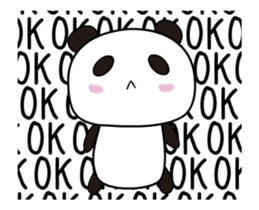 Noisy Moving Panda sticker #14150713